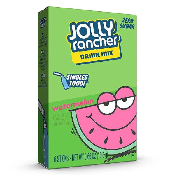 Jolly Rancher Drink Mix Singles - 6 Pack - Watermelon