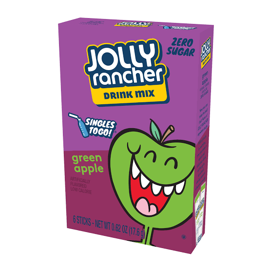 Jolly Rancher Drink Mix Singles - 6 Pack - Green Apple