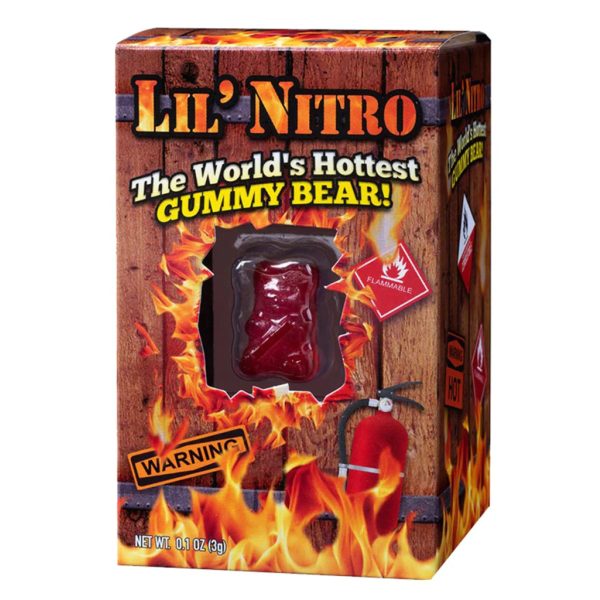 Lil' Nitro - The World's Hottest Gummy Bear 3gm