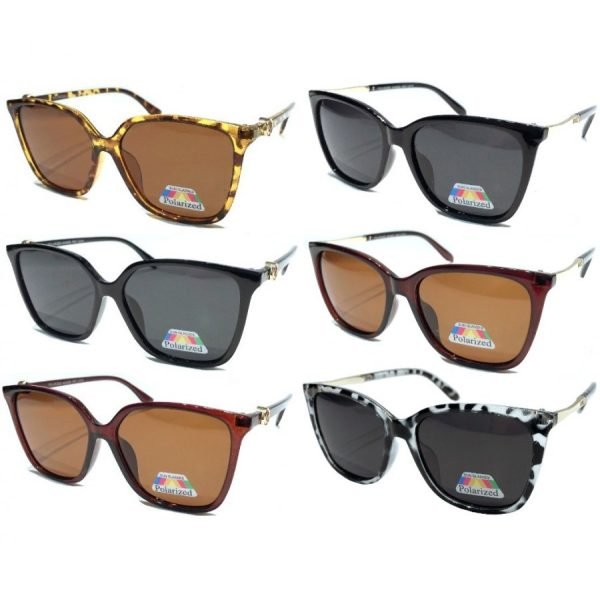 The Byron Collection Fashion Plastic Polarized Sunglasses 2 Styles
