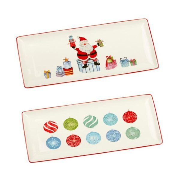 Lucy King Design Bauble Jolly Sanwich Platter