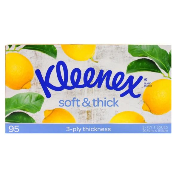 Kleenex 3ply Tissues Soft & Thick 95PK
