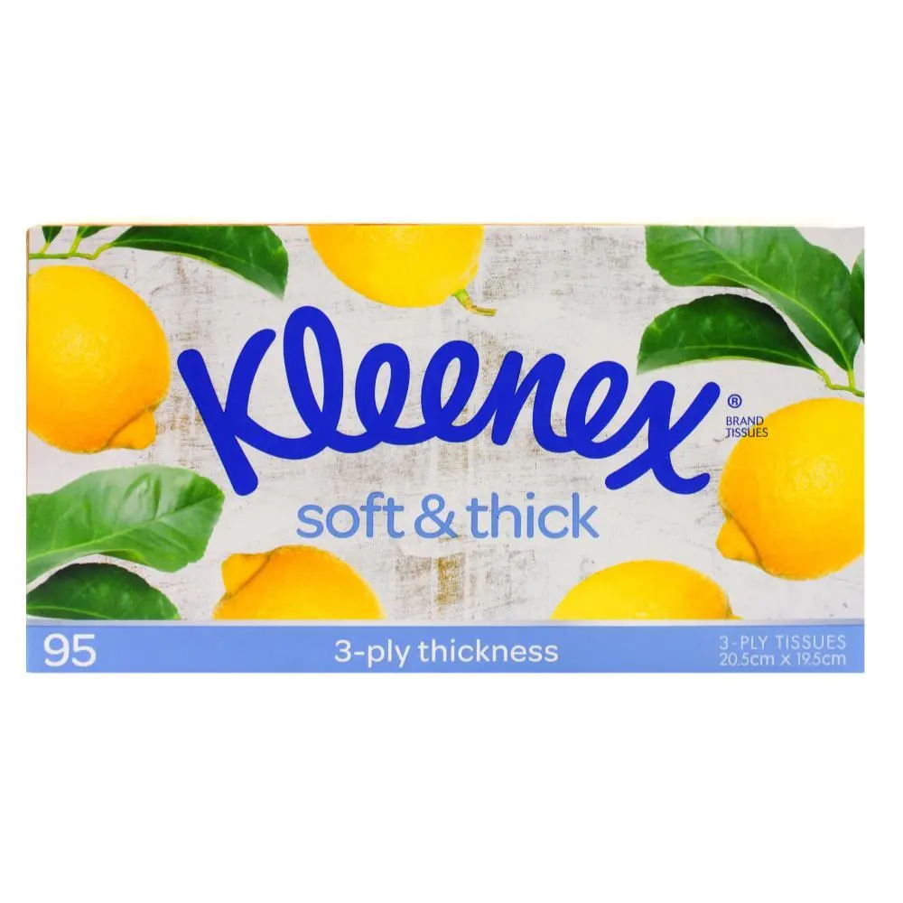 Kleenex 3ply Tissues Soft & Thick 95PK