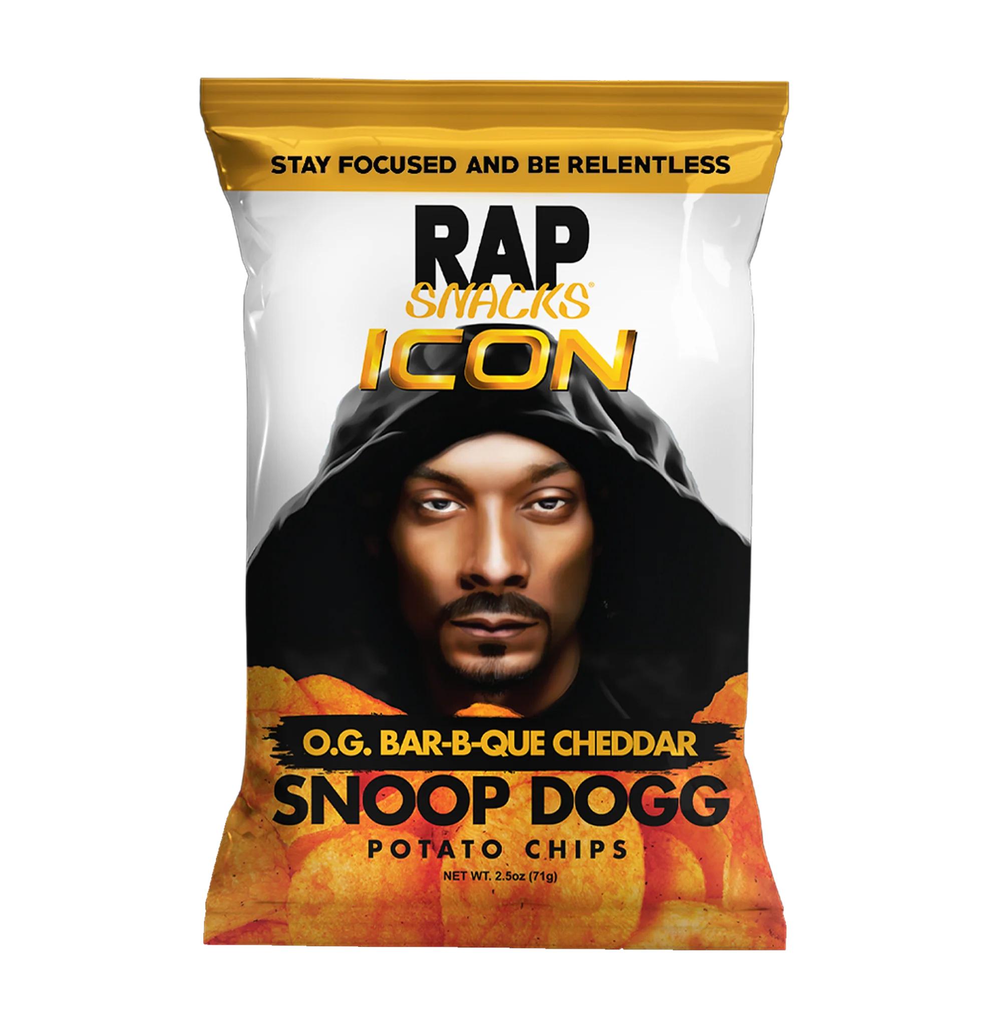 Rap Snacks Snoop Dog Cheddar BBQ Potato Chips 71g