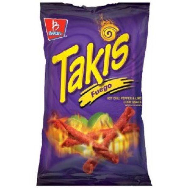 Takis Fuego Hot Chilli Pepper & Lime Tortilla Chips 57g
