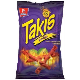 Takis Fuego Hot Chilli Pepper & Lime Tortilla Chips 57g