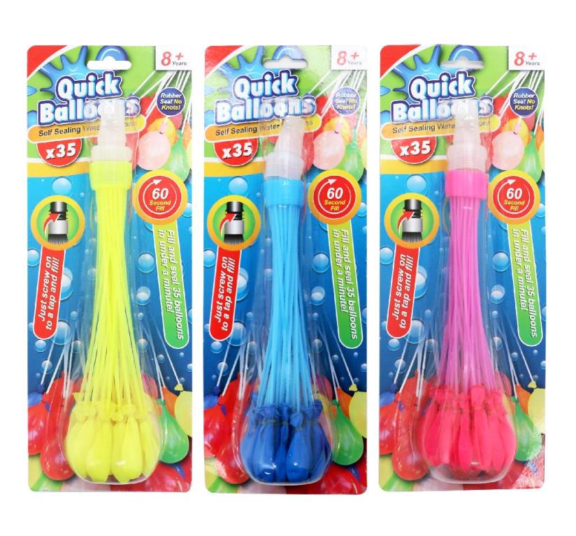 Quick Balloons – Self Sealing Water Balloons