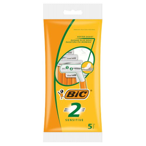Bic Sensitive 2 Disposable Razors 5PK