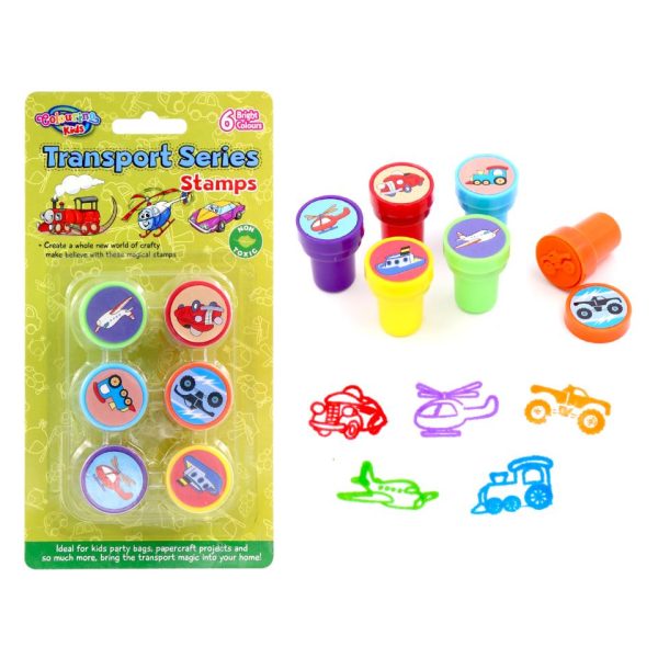 6PK Fun Stamps - Transport Series