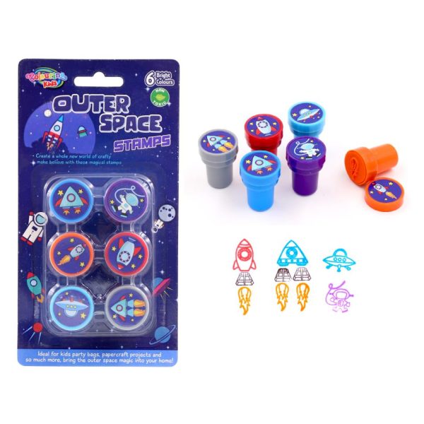 6PK Fun Stamps - Out Of Space Series