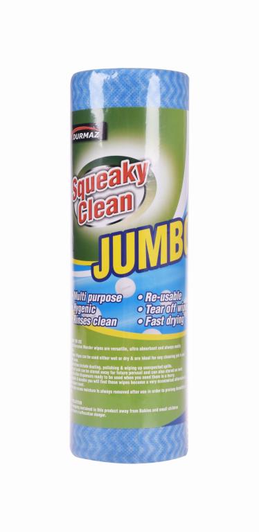 Squeaky Clean Jumbo Series Wonder Cleaning Wipes - 40 Pack