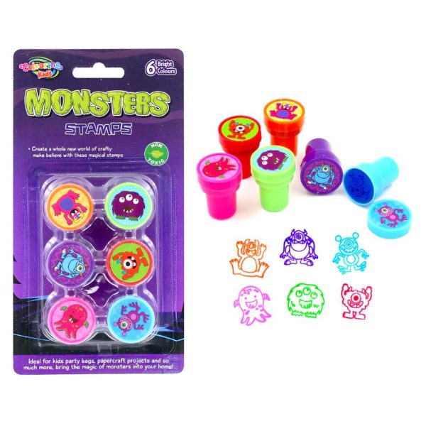 6PK Fun Stamps - Monster Series