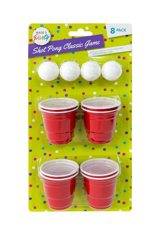 Shot Pong Classic Game Set