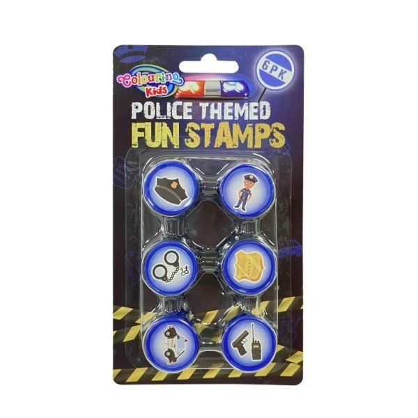 6PK Fun Stamps - Police Series