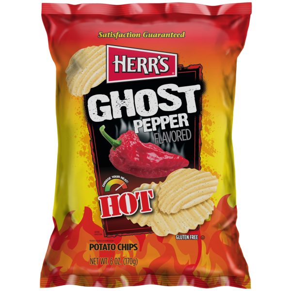 Herr's Ghost Pepper Potato Chips 170g