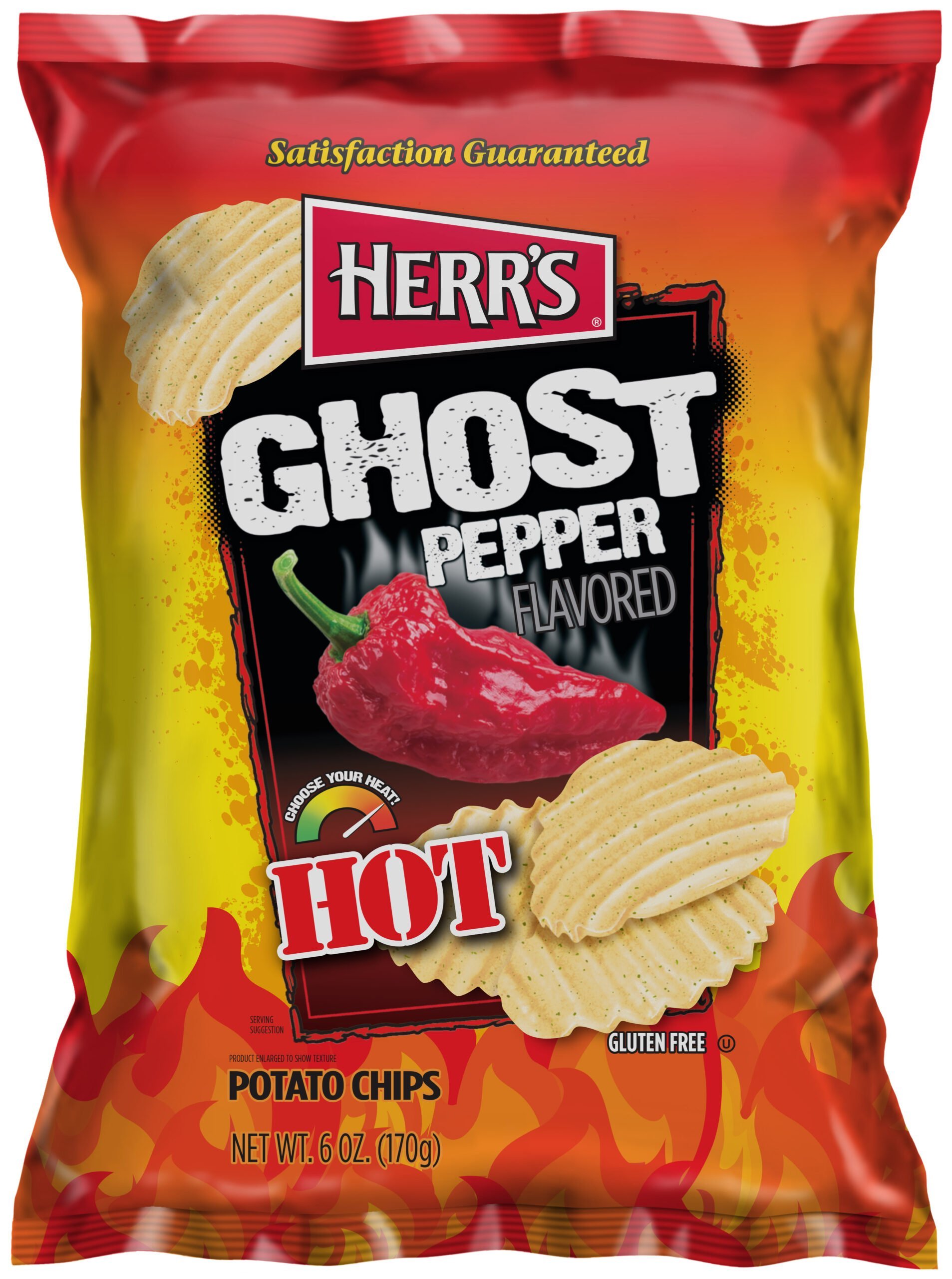 Herr's Ghost Pepper Potato Chips 170g