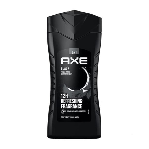Axe 3-in-1 Body/Face/Hair Wash - Black - 250ml