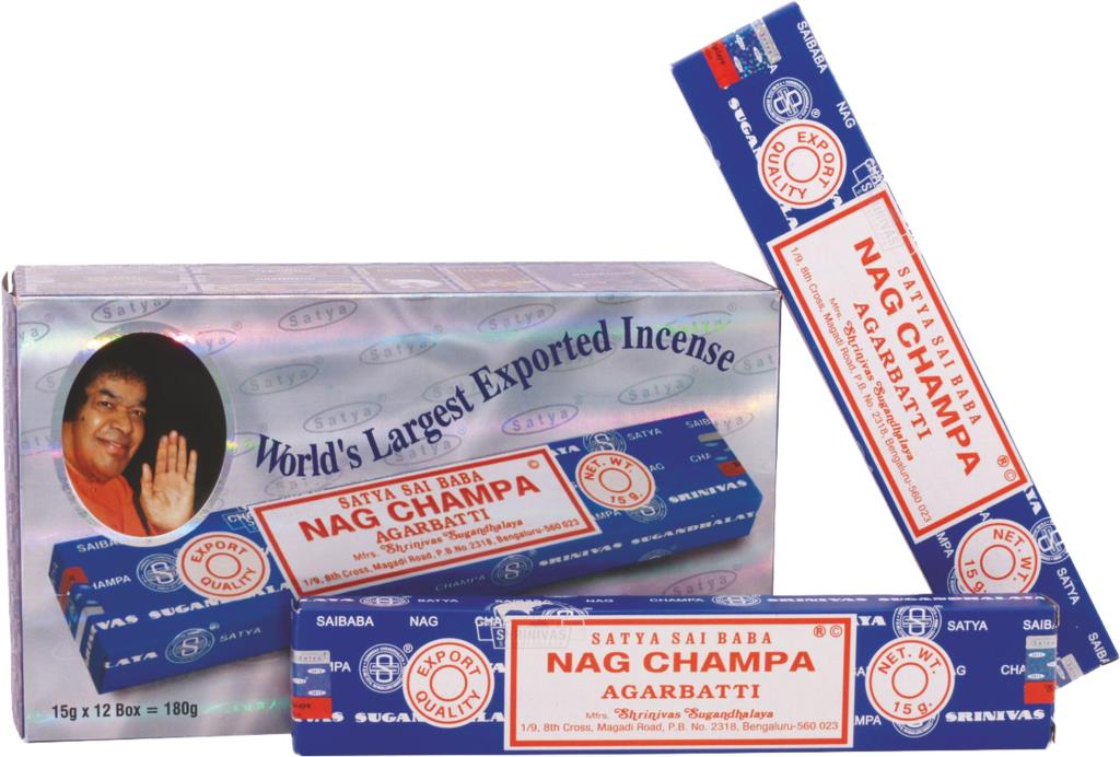 Satya Sai Baba Nagchampa Incense Sticks-15G