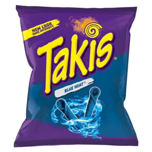 Takis Blue Heat Hot Chilli Pepper Chips 57g