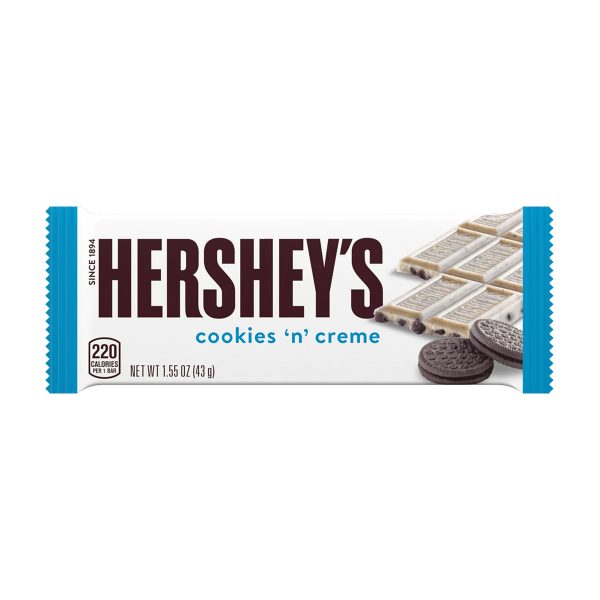 US Hershey's Cookies n Creme Bars 43g