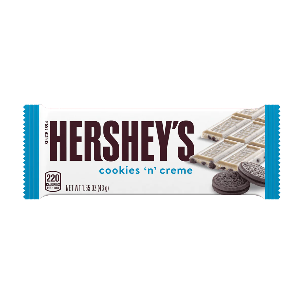 US Hershey's Cookies n Creme Bars 43g