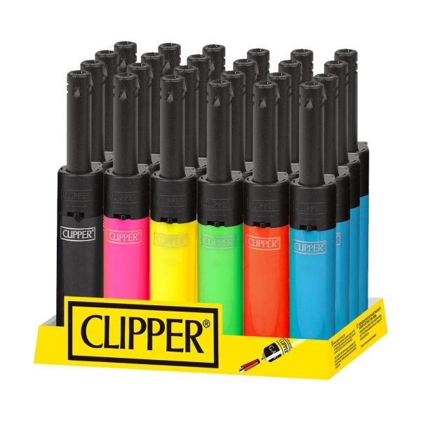 Clipper Lighter Minitube Solid Metallic