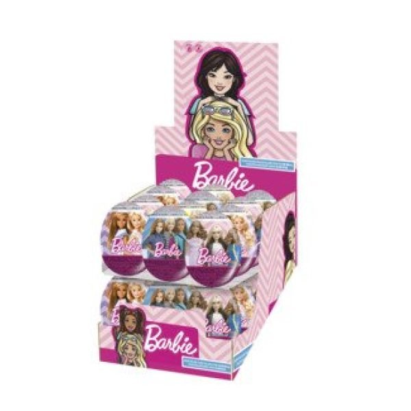 Barbie Choco Surprise Egg Counter Display 20g