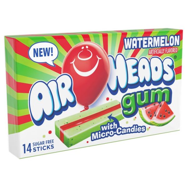 Airheads Watermelon Gum 1.19oz (34g)