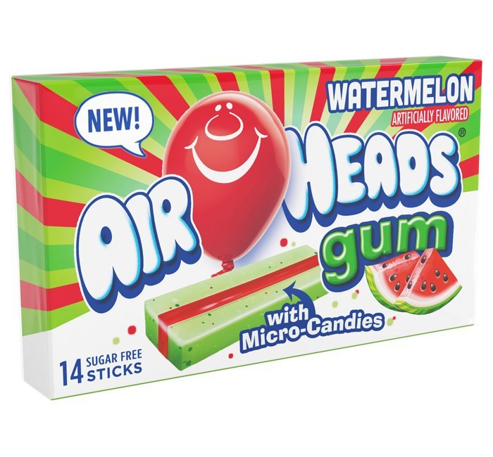 Airheads Watermelon Gum 1.19oz (34g)