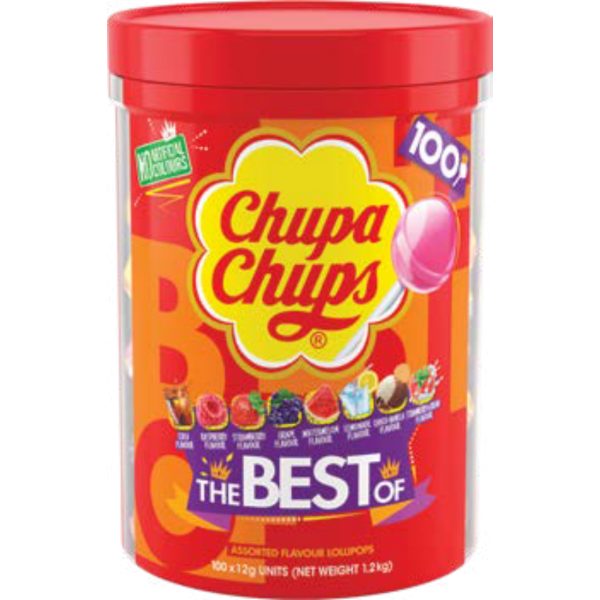 Chupa Chups The Best of Tube 100 Piece