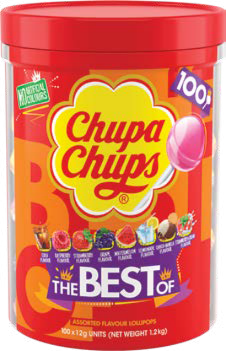 Chupa Chups The Best of Tube 100 Piece