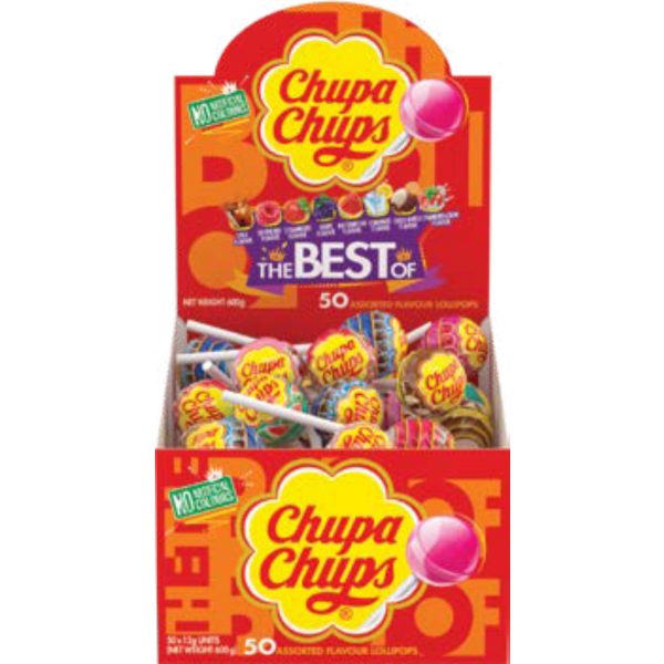 Chupa Chups The Best of Display Box 50pc