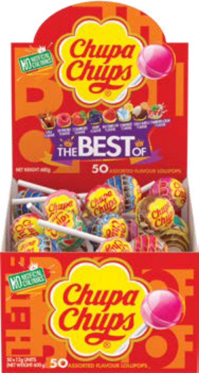 Chupa Chups The Best of Display Box 50pc