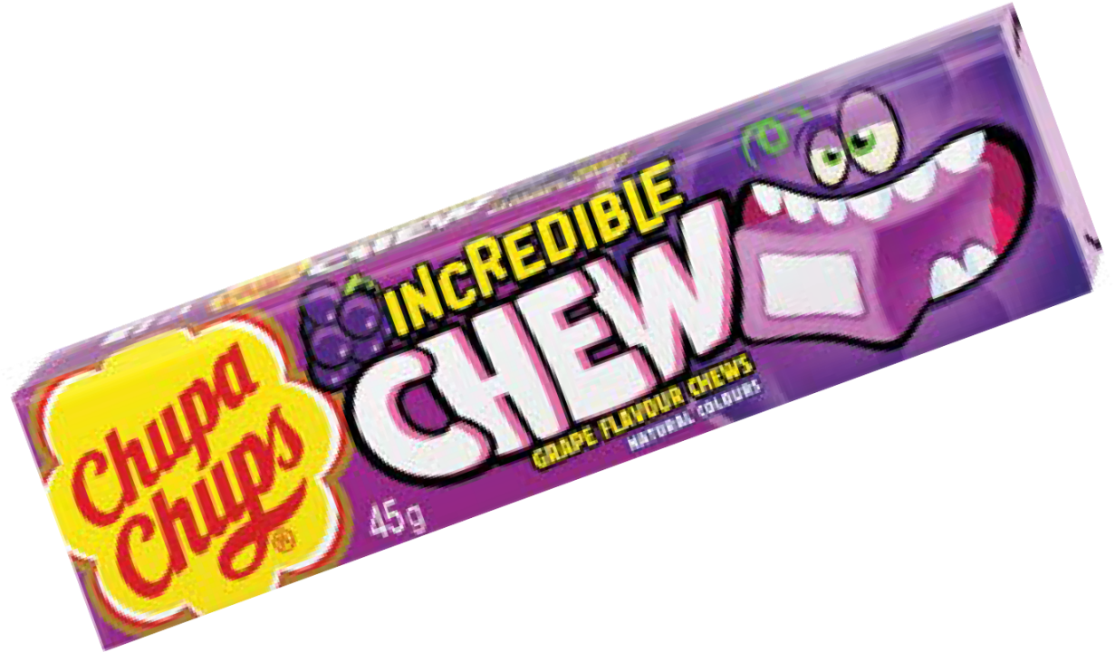 Chupa Chups Incredible Chew Grape 45g