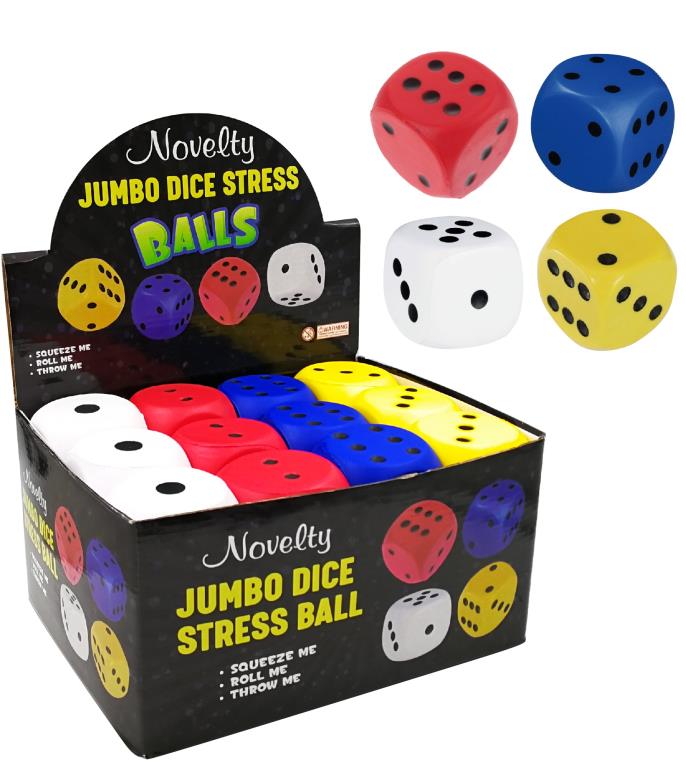 Jumbo Dice Stress Balls - CDU