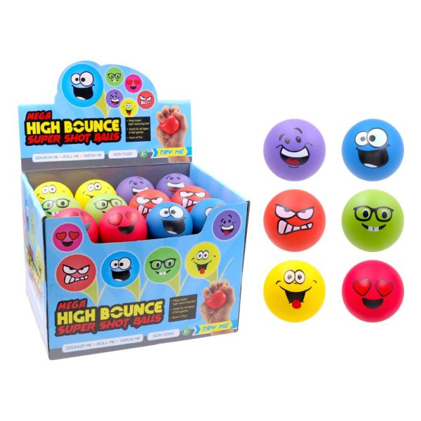 Super Shot Bounce Balls - Emoji Series - CDU