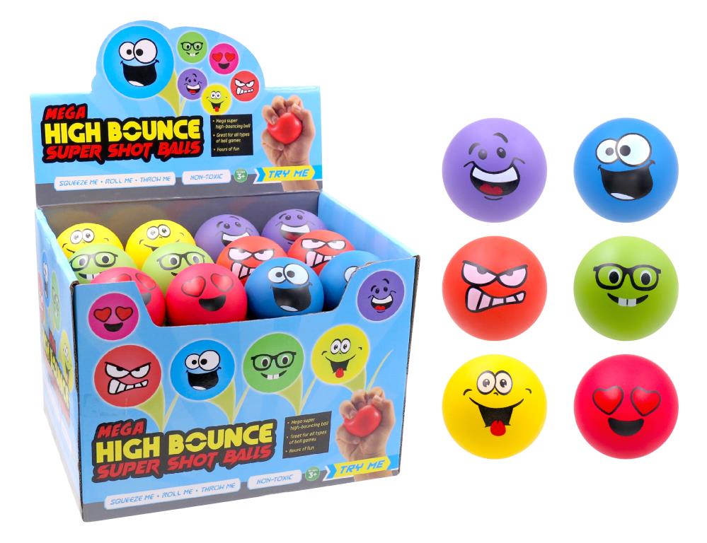 Super Shot Bounce Balls - Emoji Series - CDU