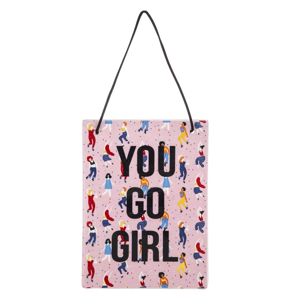 Emporium You Go Girl Wall Plaque
