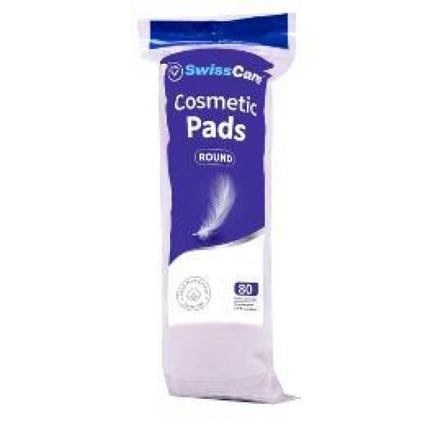 Swisscare Round Cosmetic Pads 80pk