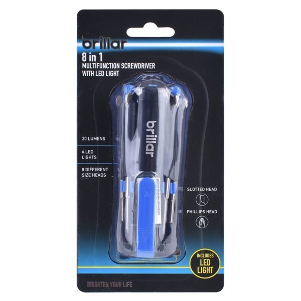 Brillar Multifunction Screwdriver Set with LED Light