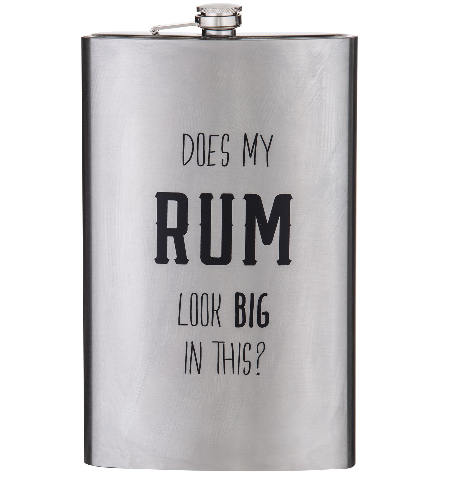 Does My Rum look Big In This? Giant Flask by Emporium - 1.6L