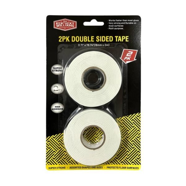 2PK Double Sided Tape - 1.8cm x 2m
