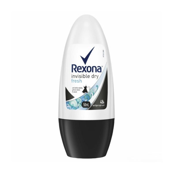 Rexona Invisible Dry Fresh Antiperspirant Roll On - 50ml