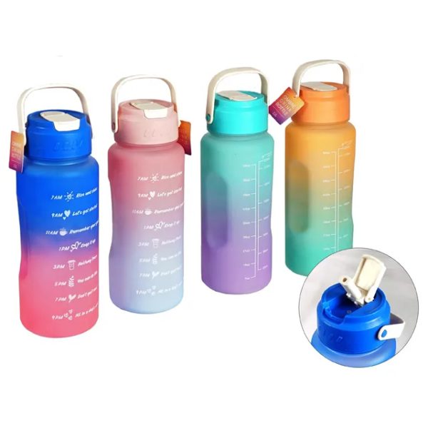 Motivational Ombre Drink Bottle 2.2l