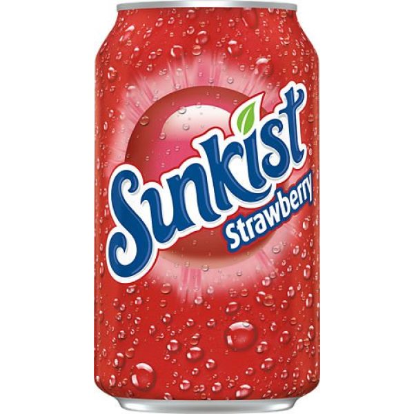 Sunkist Strawberry Soda Can 355ml