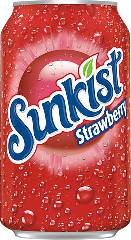 Sunkist Strawberry Soda Can 355ml