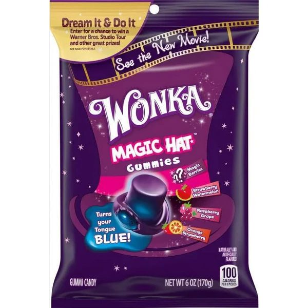 Wonka Gummies Magic Hat Bag 113g