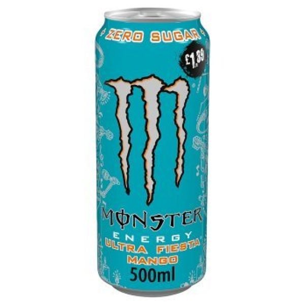 Monster Energy Drink Ultra Fiesta Mango Zero Sugar 500ml