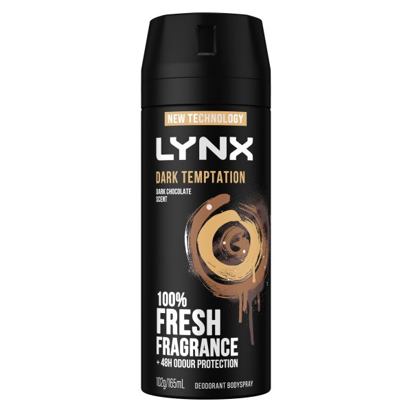 Lynx Dark Temptation Deodorant - Body Spray - 97g/150ml