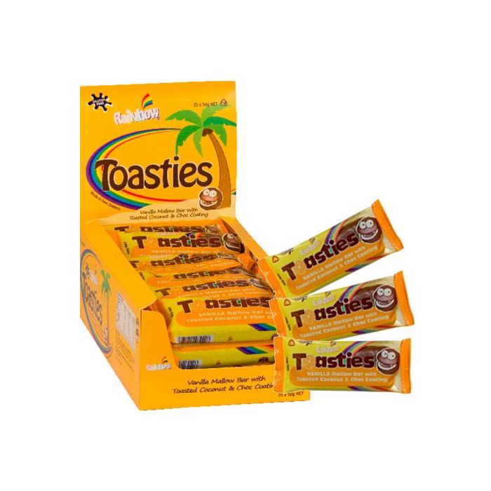 Rainbow Toasties 50g
